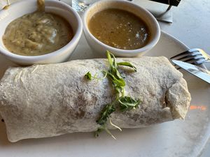 Vegan breakfast burrito  at City O' City in Denver