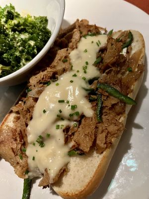 Philly Cheesesteak  #Veganuary at City O' City in Denver