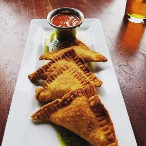 Vegan fried ravioli! at City O' City in Denver