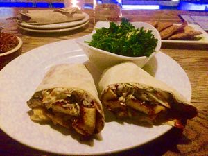 BBQ tofu wrap  at City O' City in Denver