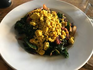 Tempeh bacon hash  at City O' City in Denver