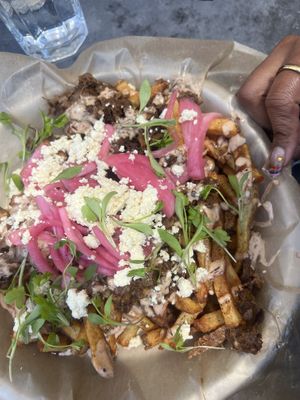 Barbacoa fries  at City O' City in Denver