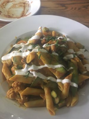 Pumpkin Curry Pasta!! at City O' City in Denver