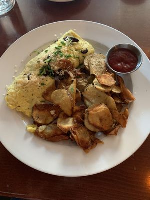 Vegan omelette  at City O' City in Denver