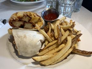BBQ chickn mac n’cheez wrap at City O' City in Denver