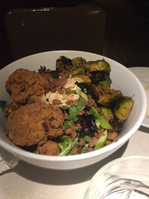 Warm Brussel bowl with added gluten free cauliflower   at City O' City in Denver