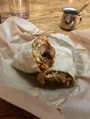 BBQ seitan wrap at City O' City in Denver