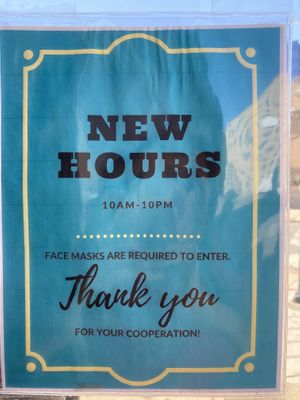 Hours and masks at City O' City in Denver