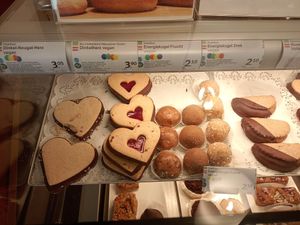 A lot of vegan options at denn's Biomarkt - Josefstädter Str in Vienna