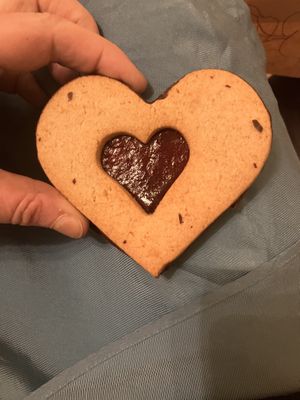 Vegan koek hartje   at denn's Biomarkt - Josefstädter Str in Vienna