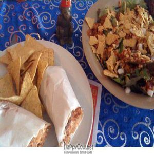 Mexi Wrap and Taco Salad at Aunt Mary's Toaster Bistro in Lincoln City