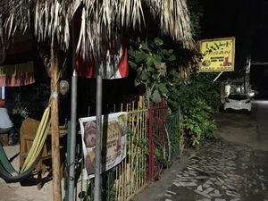 Late and quiet  at Ini Ital Rastarant in Negril
