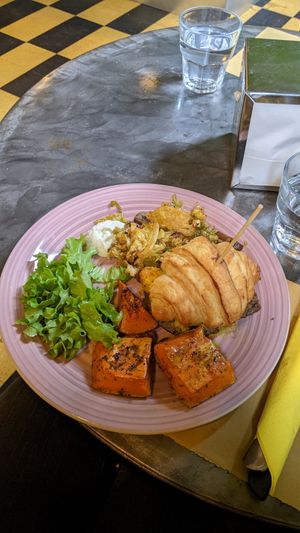 Brioche salata at L'Orto Bistrot in Turin