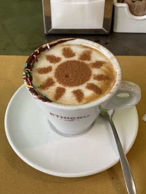 Cappuccino   at L'Orto Bistrot in Turin