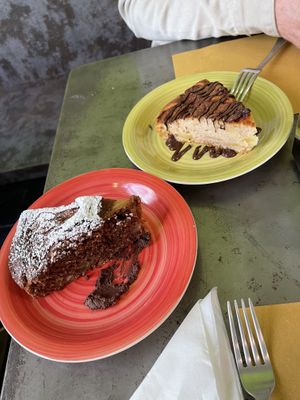 Apple cakes  at L'Orto Bistrot in Turin