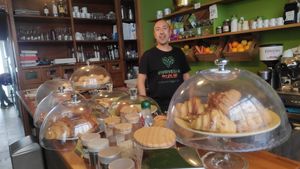 Breakfast offerings at L'Orto Bistrot in Turin