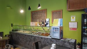 Lunch display at L'Orto Bistrot in Turin