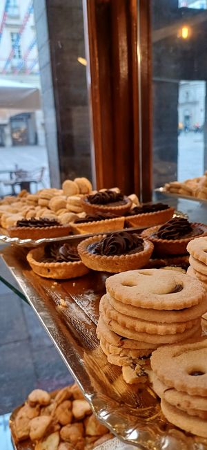 Some pastries at L'Orto Bistrot in Turin