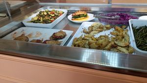 Side dish options at L'Orto Bistrot in Turin