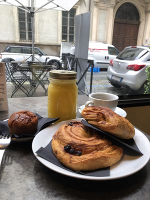 Breakfast  at L'Orto Bistrot in Turin