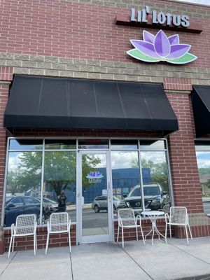Outside at Lil' Lotus in Salt Lake City