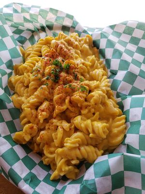 Southwest Green Chili Mac N Cheese at Lil' Lotus in Salt Lake City