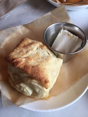 Vegan biscuit and earth balance butter ( comes with two )  at Urbavore in Lynchburg
