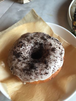 Cookies and cream donut  at Urbavore in Lynchburg