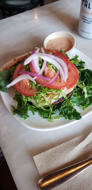 Burger on Greens! at Urbavore in Lynchburg