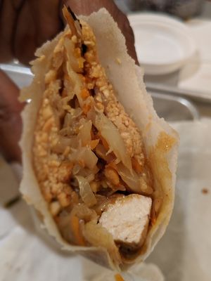 Bean curd wrap at bao-logy in Philadelphia