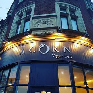 Exterior of the Deli at Acorn Pie and Mash in Leigh-on-sea