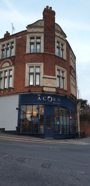 Cute corner location in Leigh-on-Sea at Acorn Pie and Mash in Leigh-on-sea