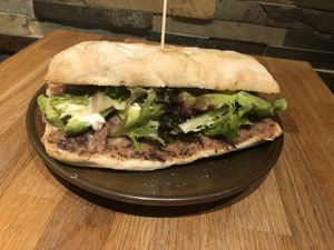 the mixed bean sandwich for 12.-  at Max-Moriz in Aarau