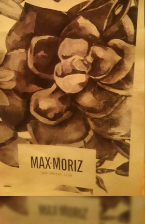 Speisekarte at Max-Moriz in Aarau