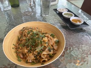   at Coleos Cafe in Playa Venao