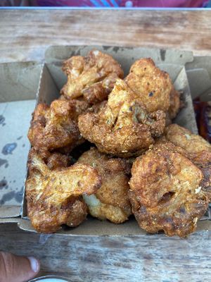 Cauliflower with maple syrup at Little High Eatery in Christchurch