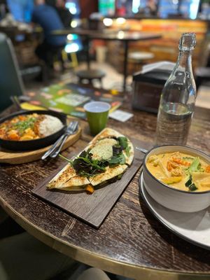 Great vegan food choices at Little High Eatery in Christchurch