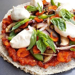 Raw Pizza at Ripe Juicery - South in Barrie