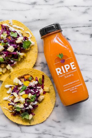 Tacos at Ripe Juicery - South in Barrie
