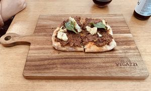 Pinsella Tapenade  at Vegazzi Specialty Pizzeria in Budapest