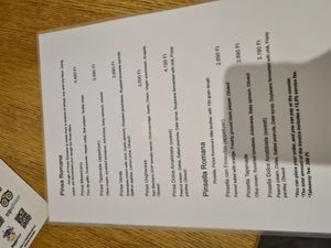  at Vegazzi Specialty Pizzeria in Budapest