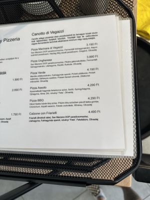   at Vegazzi Specialty Pizzeria in Budapest