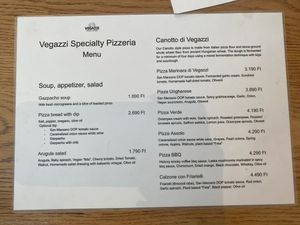   at Vegazzi Specialty Pizzeria in Budapest