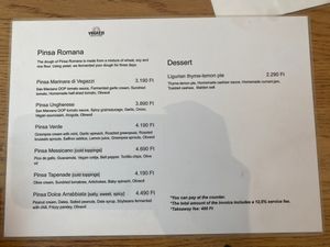   at Vegazzi Specialty Pizzeria in Budapest