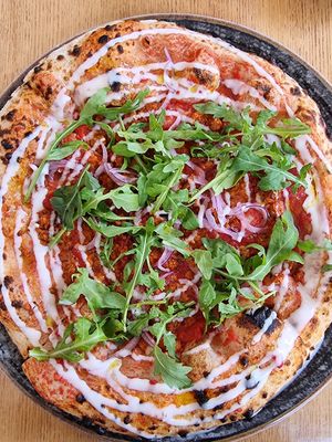 Pizza Ungherese at Vegazzi Specialty Pizzeria in Budapest