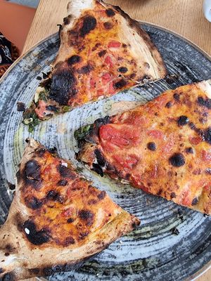 Calzone con Friarielli at Vegazzi Specialty Pizzeria in Budapest