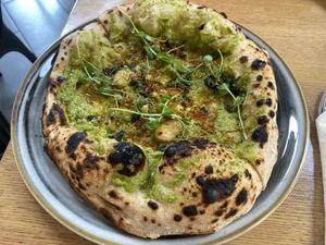 Pizza Verde  at Vegazzi Specialty Pizzeria in Budapest