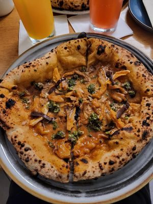 Pizza BBQ at Vegazzi Specialty Pizzeria in Budapest