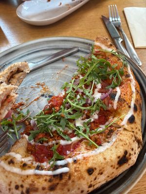 Had the Hungarian Pizza! It was so nice!!  at Vegazzi Specialty Pizzeria in Budapest