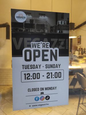  at Vegazzi Specialty Pizzeria in Budapest